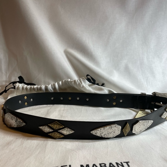 Isabel Marant belt in black leather Large - Picture 1 of 8